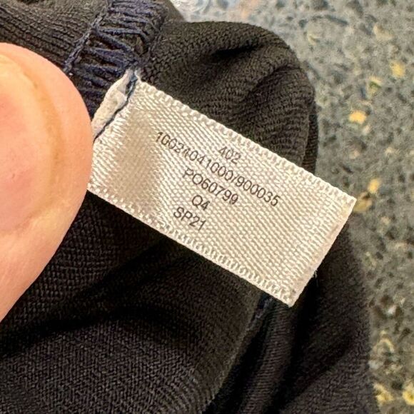 Nice Tommy John Go Anywhere Collection Leggings. Black with blue trim. Size Smal - Picture 7 of 8